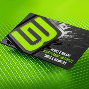 Business Cards Silk die cut